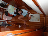 Lara cleaning bilges
