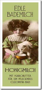 Bademilch Honigmilch