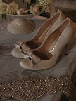 Josie Ivory Satin Bridal Heel from Aruna Seth.