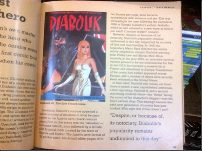 500 Great Comic Book Action Heroes Danger Diabolik