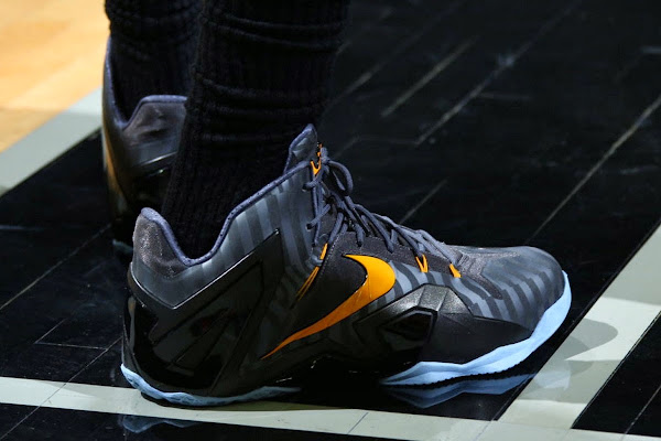 King James Wears Nike LeBron 11 Elite Finals PE on Media Day