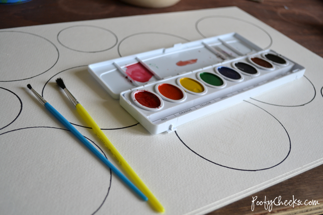 Teaching Colors with Watercolors by Poofy Cheeks