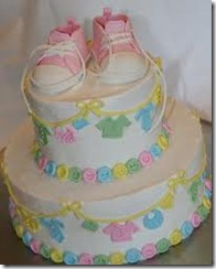 cute baby shower cake