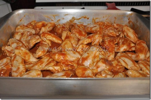 Sweet Baked Chicken Wings Recipe by www.dish-away.com