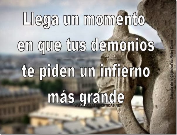 DEMONIOS TE PIDEN UN INFIERNO MAS GRANDE 1 DEMONIOS TE PIDEN UN INFIERNO MAS GRANDE 1