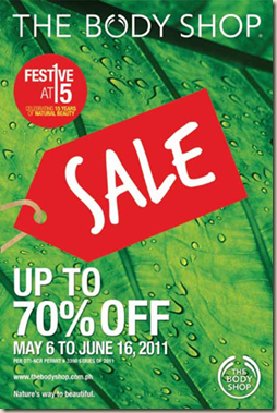 The Body Shop Sale June 2011