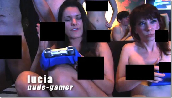 naked gaming party