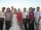 The couple also took a portrait with the amazing crew of Sandals.