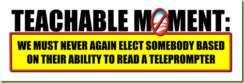 teleprompter prez