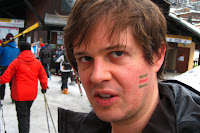 Nick sporting his Australian tattoo