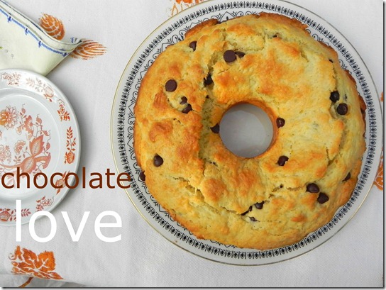 Chocolate Chip Ring Cake-Ciambellone con Gocce di Cioccolato-4 Chocolate Chip Ring Cake-Ciambellone con Gocce di Cioccolato-4