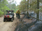 UTV crew 2 securing the blackline