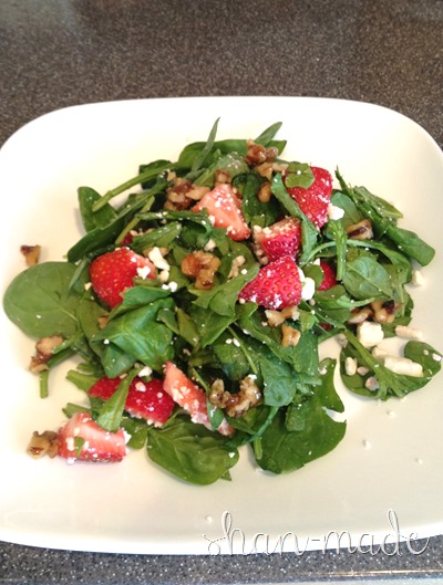 Strawberry Maple-Walnut Salad