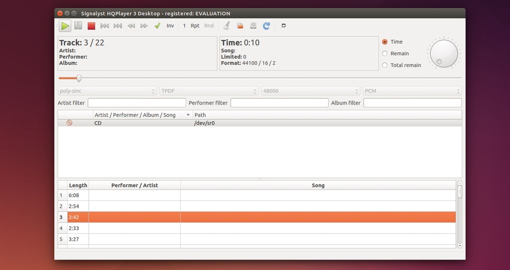 HQPlayer in Ubuntu