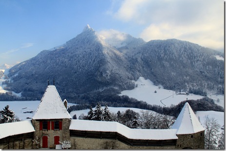Château de Gruyères et la vue