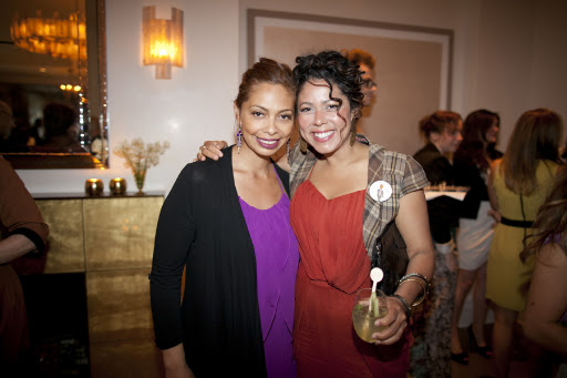 Evette Rios, correspondent on ABC's The Chew, and Yesenia De Avila. Very exciting: Evette is getting married soon!
