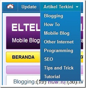 Contoh Menu Pull Down Pada Bilah Navbar Contoh Menu Pull Down Pada Bilah Navbar