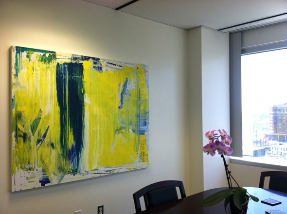 Lindsay Cowles Abstract Painting | RMA installation