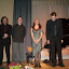 On stage with composers Áskell Másson, Steingrímur Rohloff and Kolbeinn Einarsson