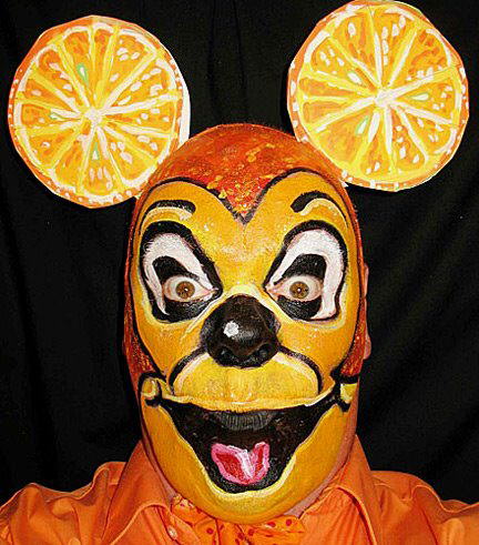 Self-Portraits Face Paintings by James Kuhn