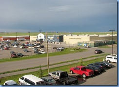 1212 Alberta Hwy 6 South Pincher Creek - view of Wal-Mart from our hotel window