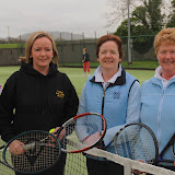 Bernie Gallagher; Mary Henry; Phil Rooney; Bride Mc Elhinney, before their Winter League game on Sunday 15th March 2009