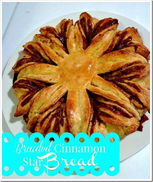 braided cinnamon star bread