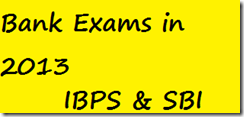 bank exams in 2013