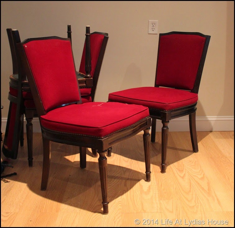 red dining chairs 1