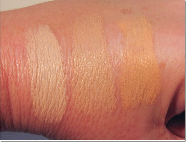 Fit Me Foundation Swatches
