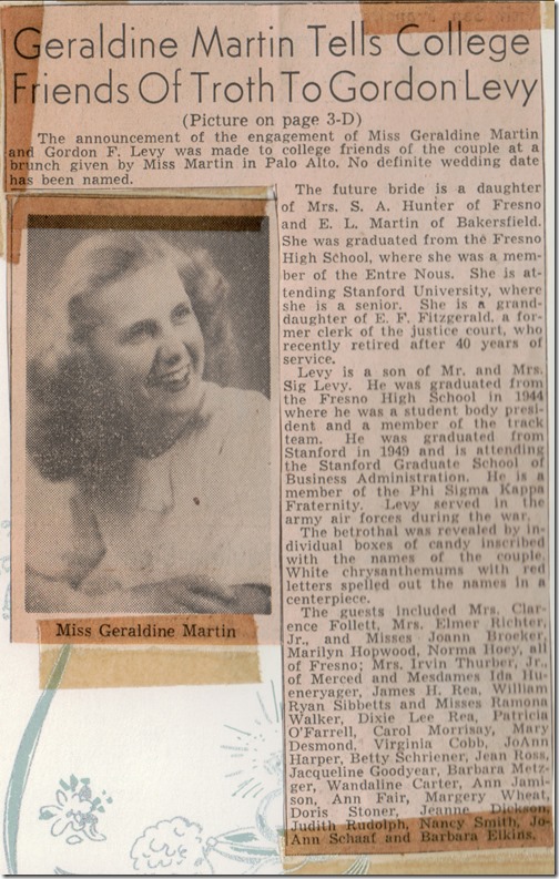 Engagement Newspaper 10_9_1949