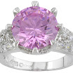 Sterling Silver 5.50ctw Bella Luce Pink Sapphire Color Simulant And Diamond Simulant Ring.jpg