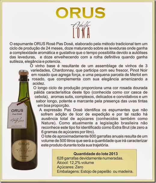 Ficha Tecnica ORUS Ficha Tecnica ORUS