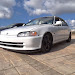 White Honda Civic - EG9