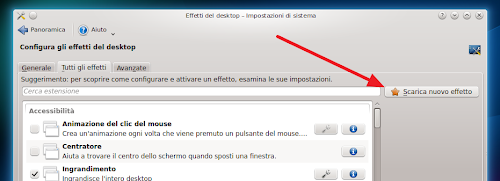 KDE 4.10 scarica nuovi effetti