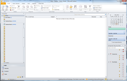 c0 Empty Inbox, first time in probably 8 years