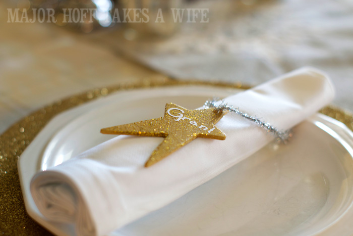 Use a Christmas Ornament as a Place Setting. Looking for homemade Christmas gifts? Look no further than these homemade Christmas ornaments. Use them as tree decorations, to grace your holiday table, or for fun tags to gifts! The ideas and endless and your friends and family will love these glittery stars personalized just for them! Use a Christmas Ornament as a Place Setting. Looking for homemade Christmas gifts? Look no further than these homemade Christmas ornaments. Use them as tree decorations, to grace your holiday table, or for fun tags to gifts! The ideas and endless and your friends and family will love these glittery stars personalized just for them!