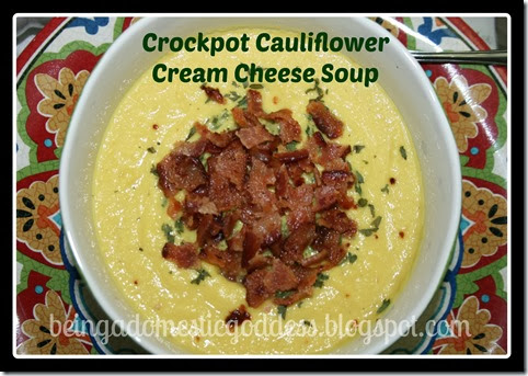 cauliflower cream cheese soup