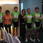 The Herbalife Marco Polo Cycling Team with distributors at the Herbalife main office in Kuala Lumpur.