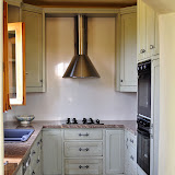 Oak In-frame Kitchen in Green
