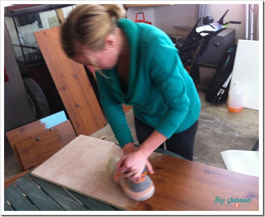 sanding stage
