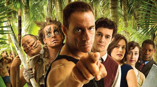 Jean-Claude Van Damme keméynen üdvözöl a dzsungelben