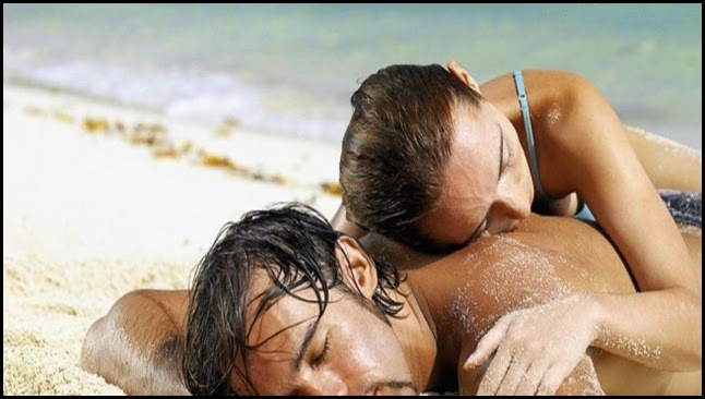 Pareja playa