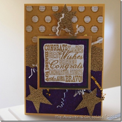Recollections Glitter Card 