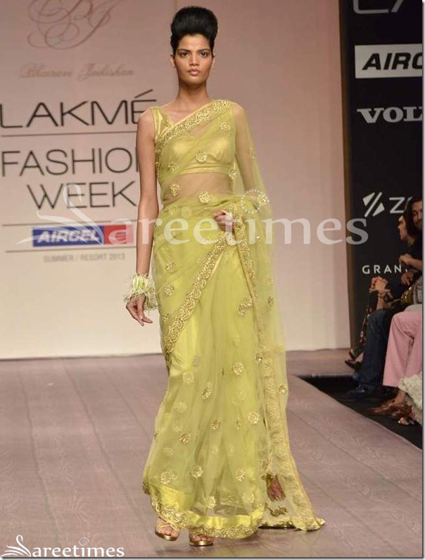 Bhargavi_Jaikishan_Green_Saree