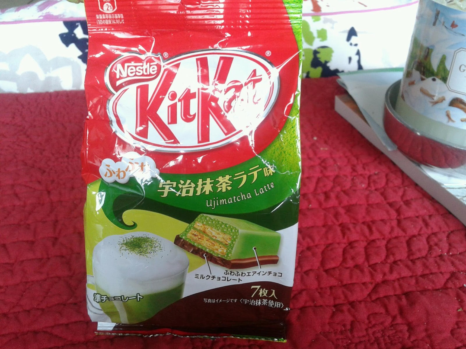 Ujimatcha Latte, Green Tea Latte Kit Kat kfclovesyou