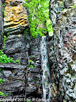 Waterfall in a Crevice