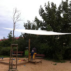 Żagiel na placu zabaw