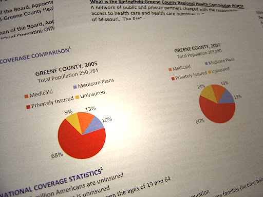The new Springfield-Greene County Health Commission will begin by gathering and analyzing data on the uninsured and underinsured residents of southwest Missouri.  (photo credit: Sam Senovich)