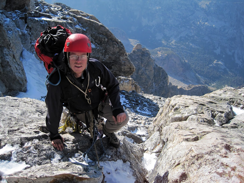 North Ridge of the Grand Teton (Italian Cracks Variation)(IV